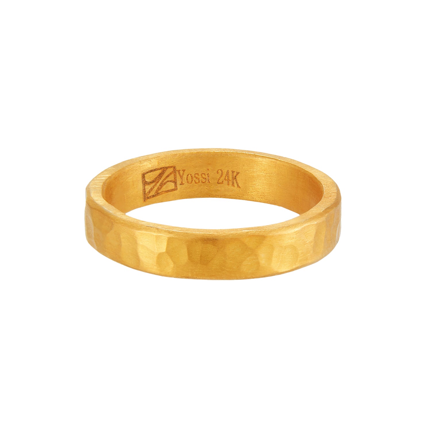 24K GOLD FLAT BAND Yossi Harari