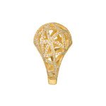 18K GOLD PAVÉ DIAMOND LACE RING